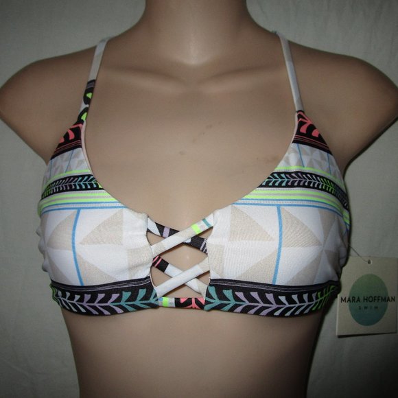 MARA HOFFMAN Pinwheel Stone Bikini S top M Bottom - Picture 8 of 8
